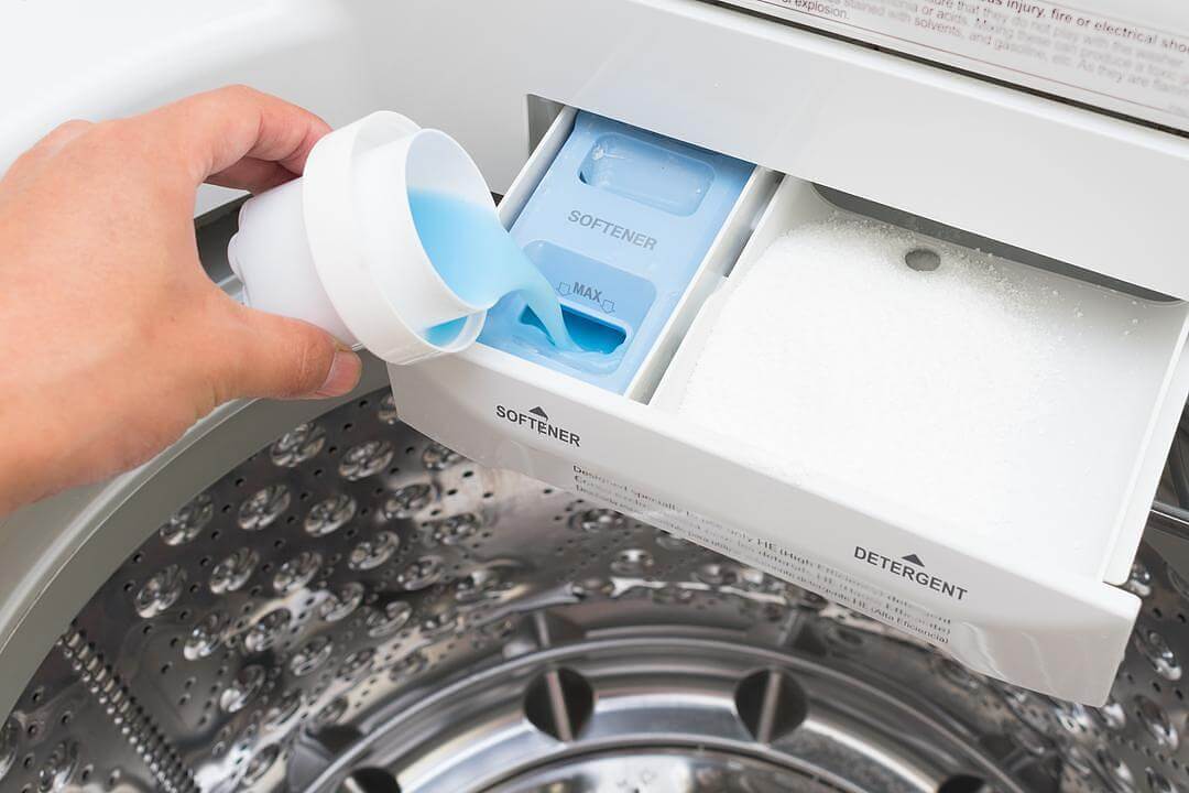 washing machine adding soap