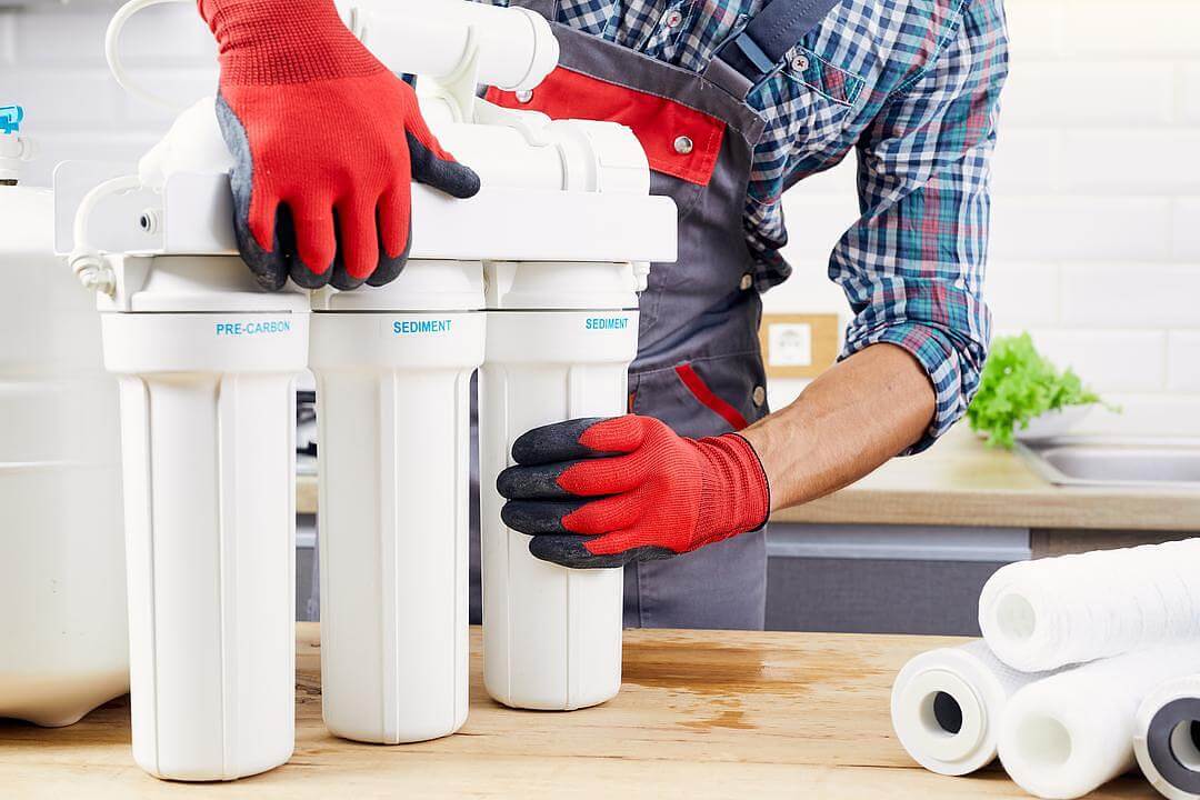 home water filtration installation